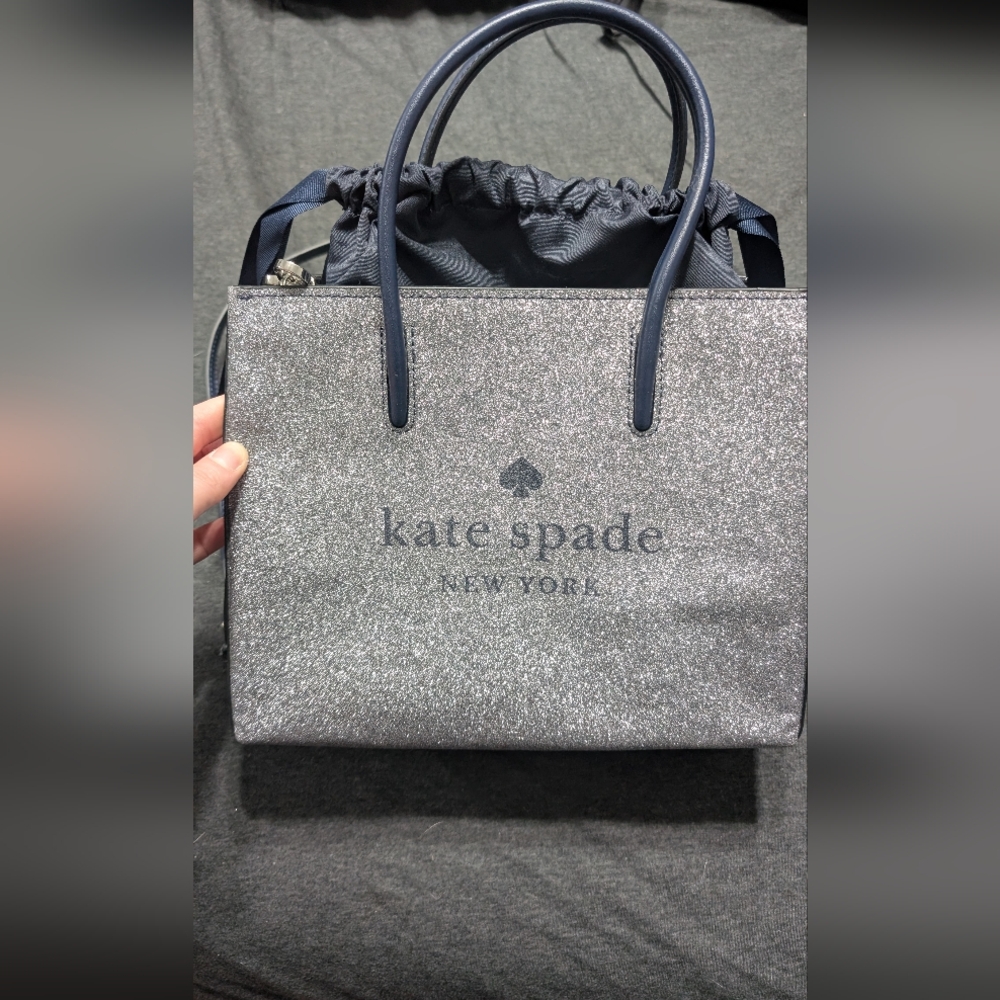 Kate Spade Trisha Glitter Shopper Tote